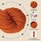 The Oxford Company Violet Jane 100% Solid Wool Rug Yarn 4 Oz. Skein (approx. 55 yds)